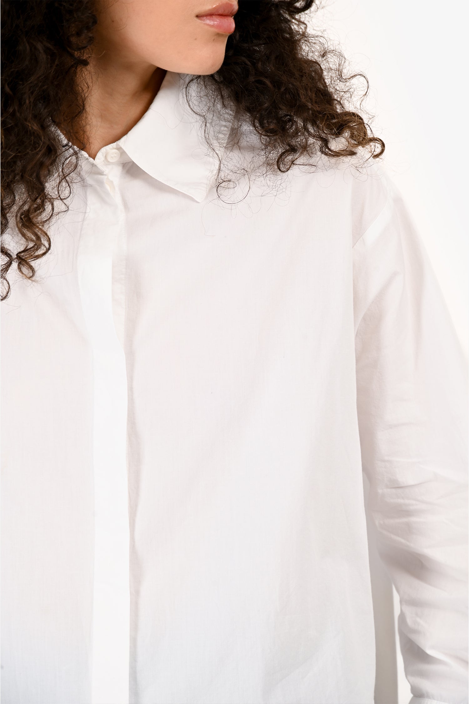Essentiel Antwerp White Cotton Button Down Shirt Size S