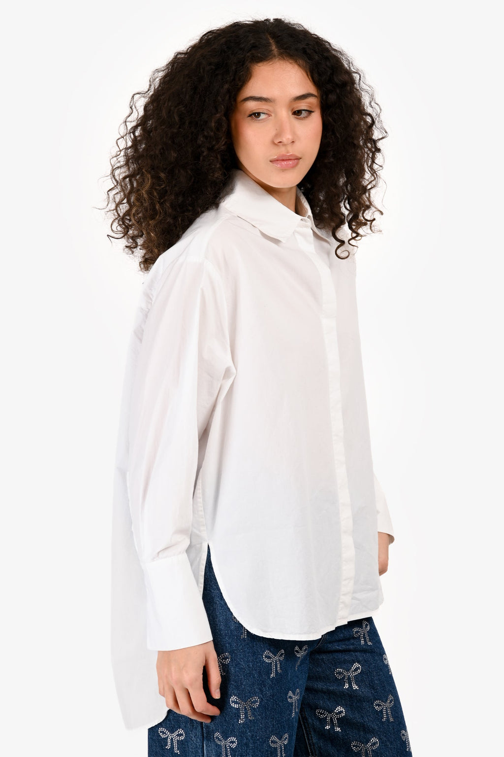 Essentiel Antwerp White Cotton Button Down Shirt Size S
