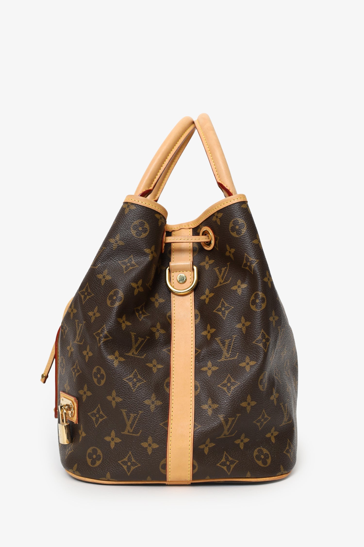 Louis Vuitton 2010 Monogram Canvas Eden Neo Bucket Bag With Strap