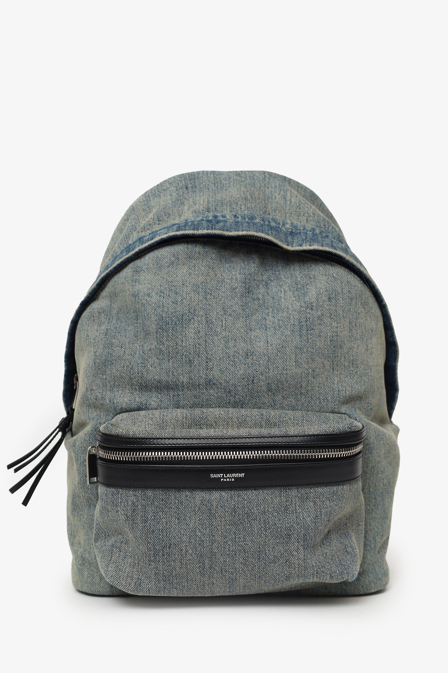 Saint Laurent Denim City Backpack