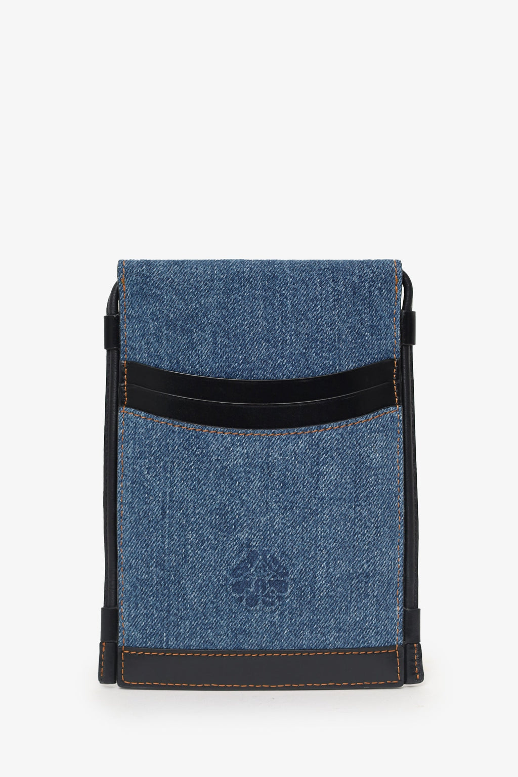 Alexander McQueen Denim Leather Crossbody Bag