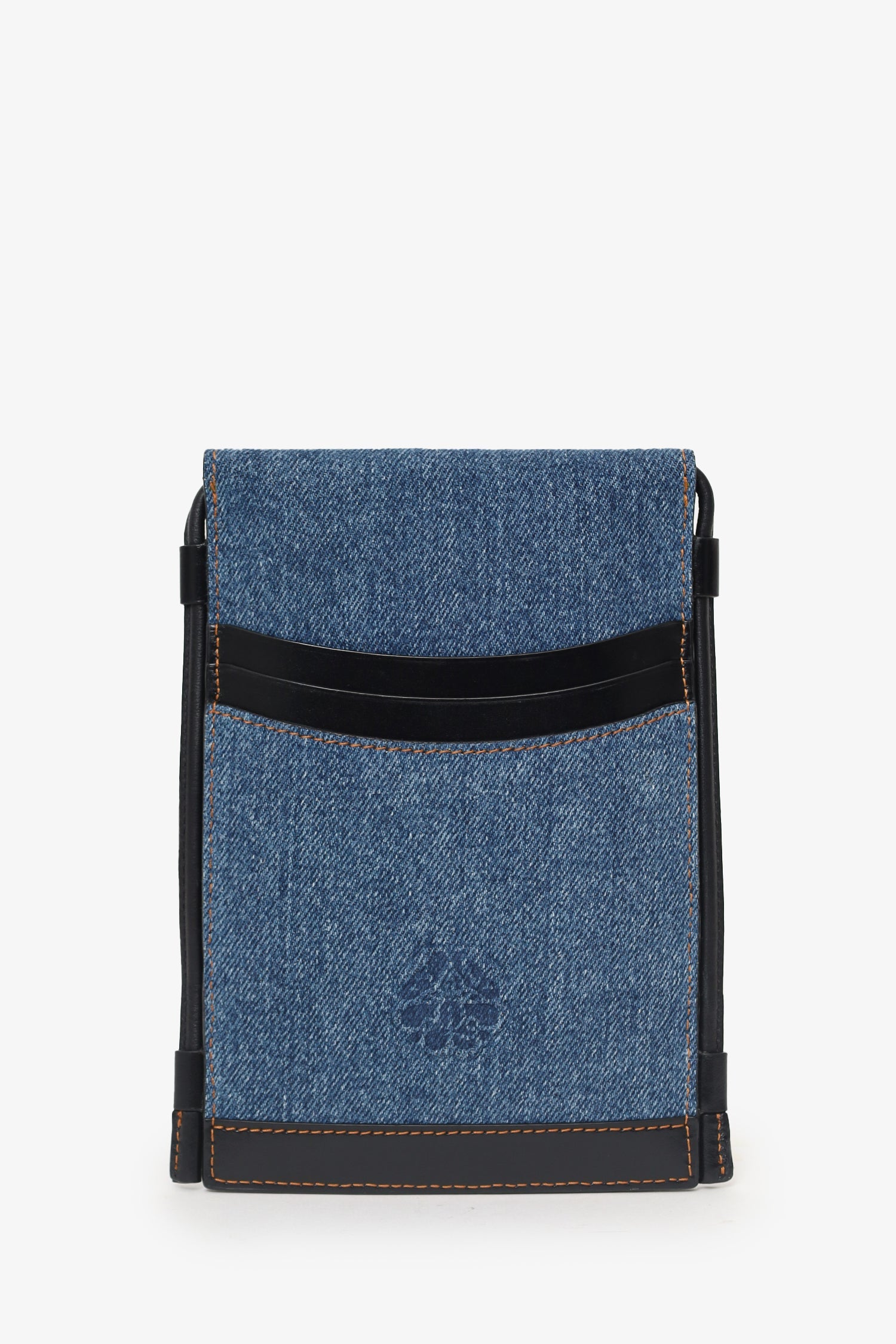 Alexander McQueen Denim Leather Crossbody Bag
