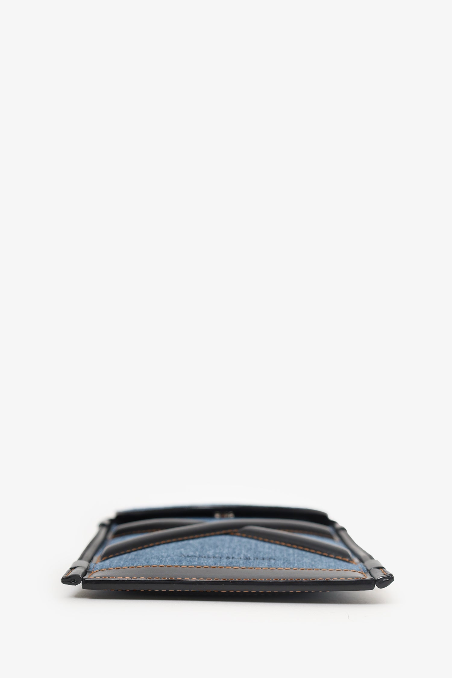 Alexander McQueen Denim Leather Crossbody Bag