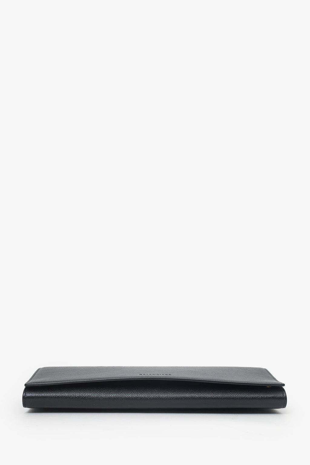 Balenciaga Black Envelope Clutch With Chain