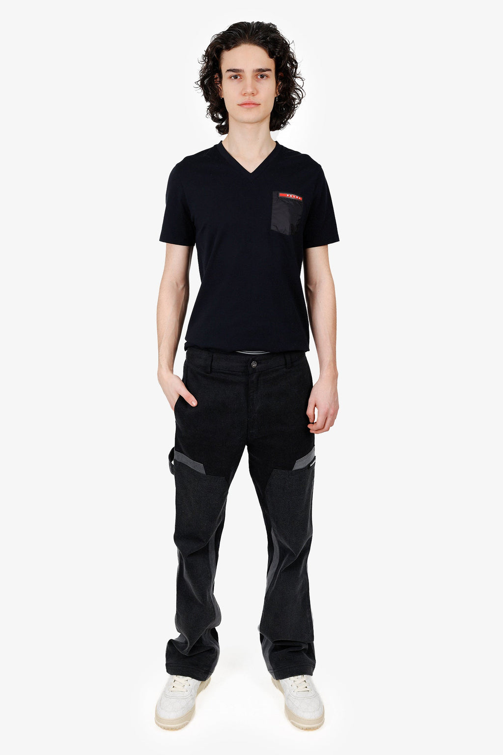 Nahmias Black Denim Carpenter Pants Size 32 Mens