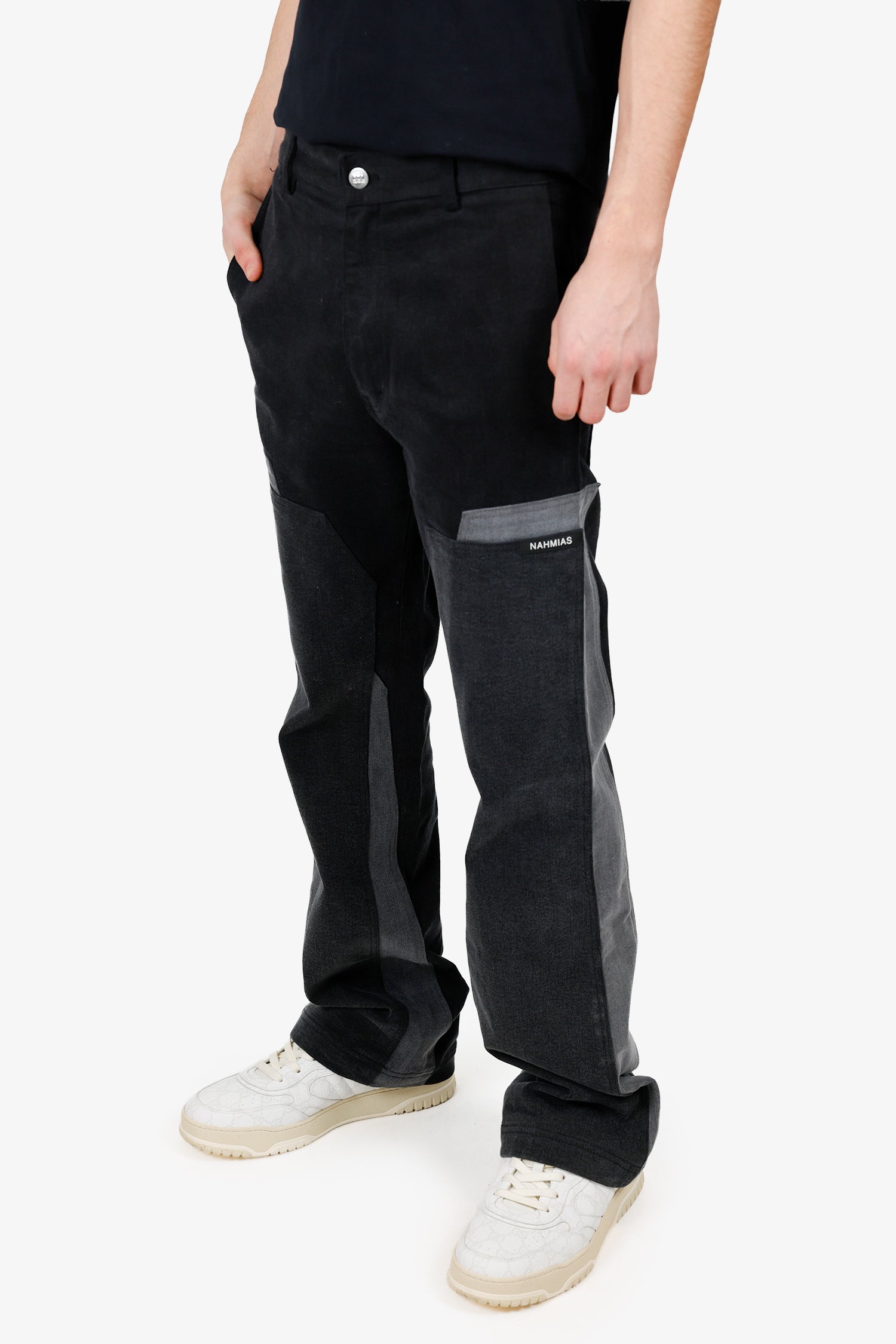 Nahmias Black Denim Carpenter Pants Size 32 Mens