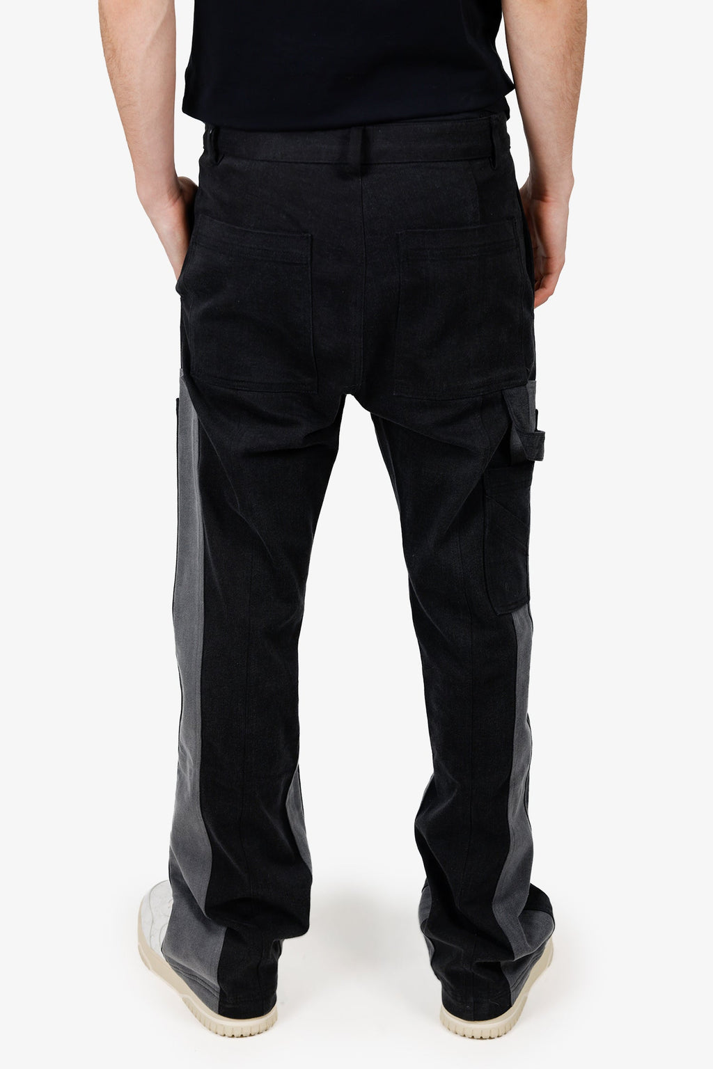 Nahmias Black Denim Carpenter Pants Size 32 Mens