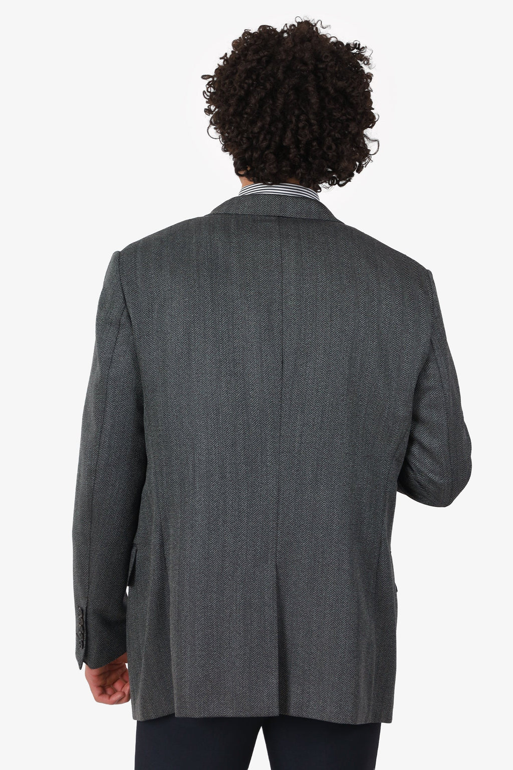 Tom Ford Grey Wool Mohair Blend Blazer Size 60R Mens