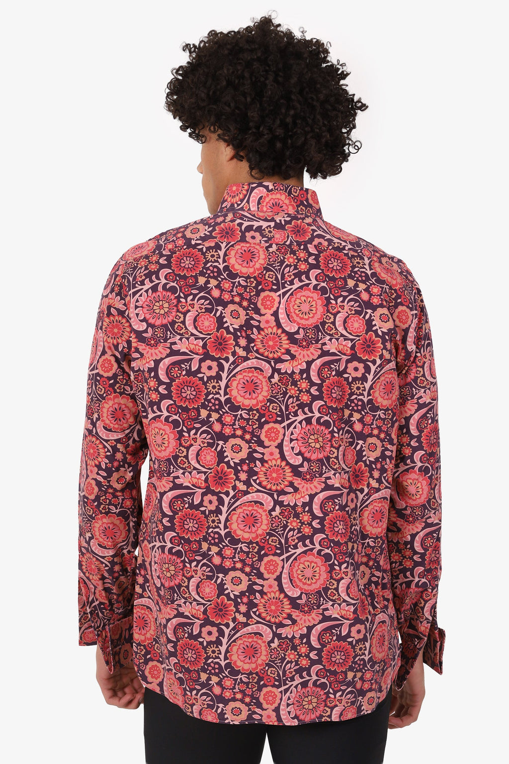 Tom Ford Pink Floral Cotton Shirt Estimated Size S Mens