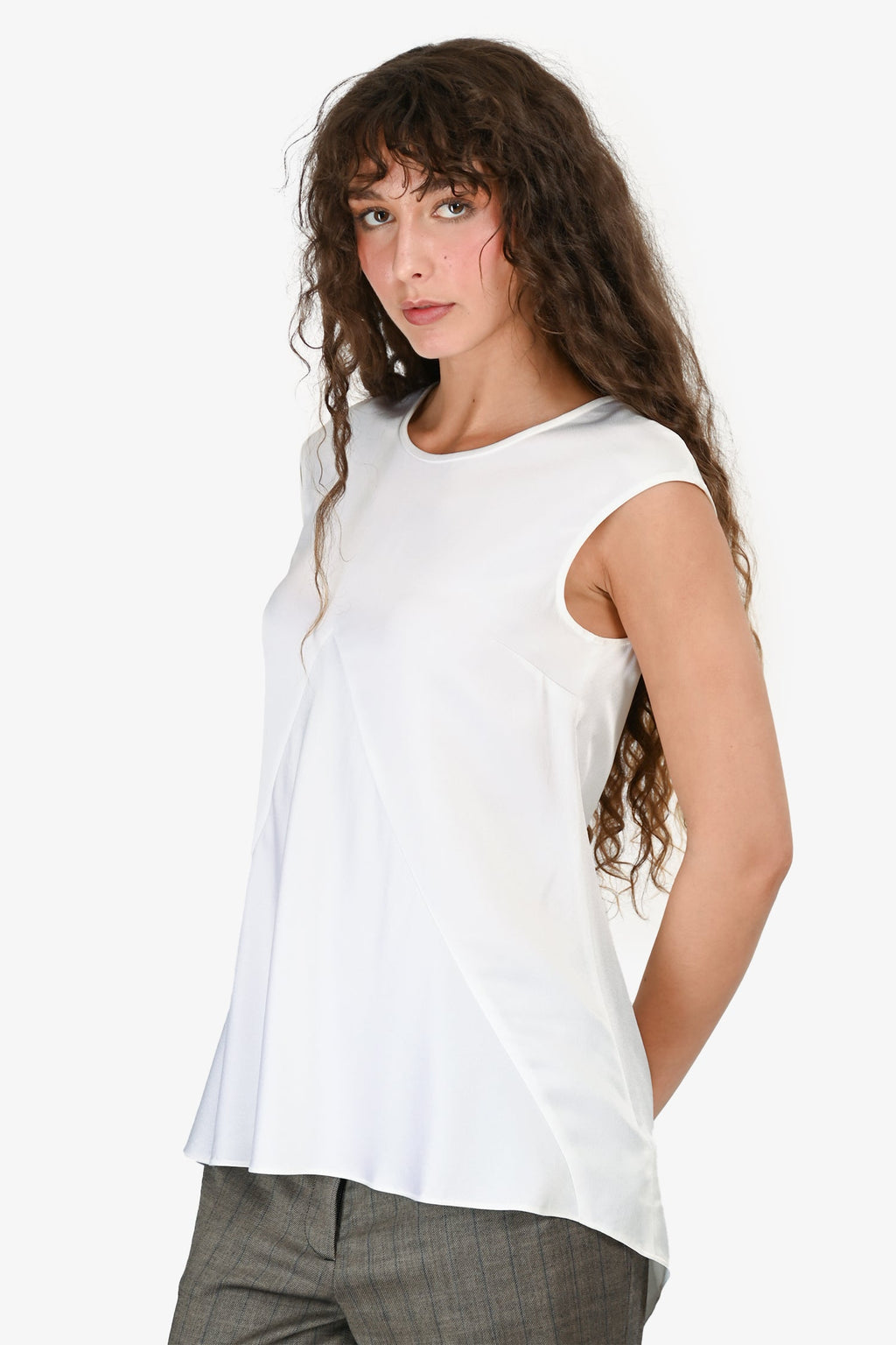 St. John White Top Size P