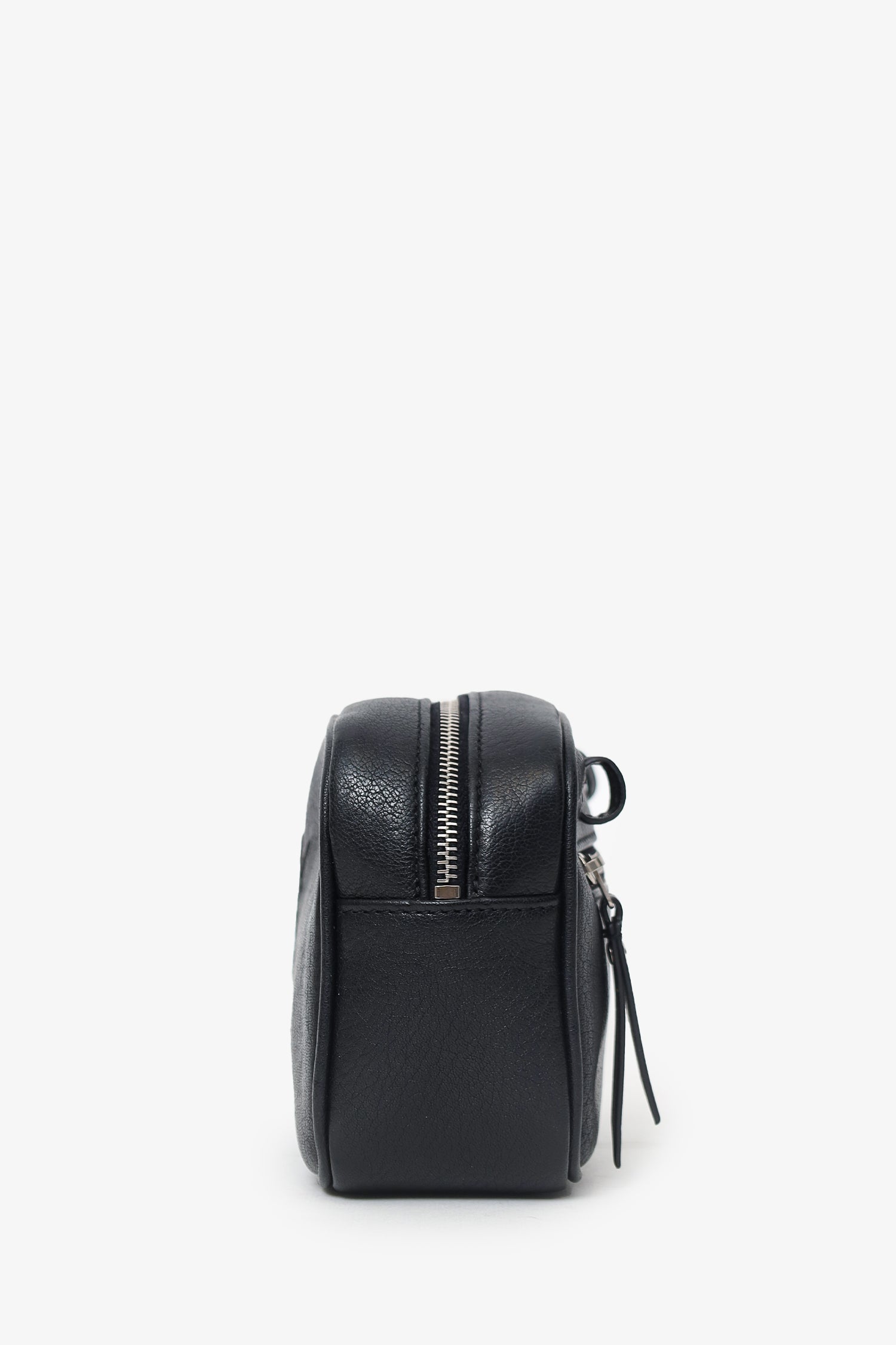 Saint Laurent Black Lambskin Monogram Lou Belt Bag
