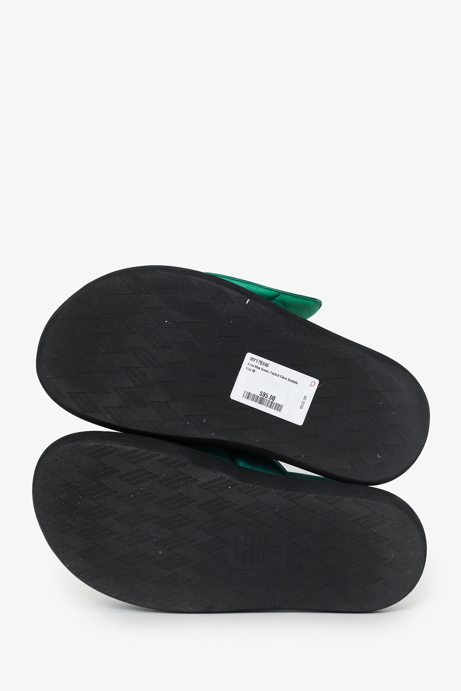 Alias Mae Green Padded Clove Sandals