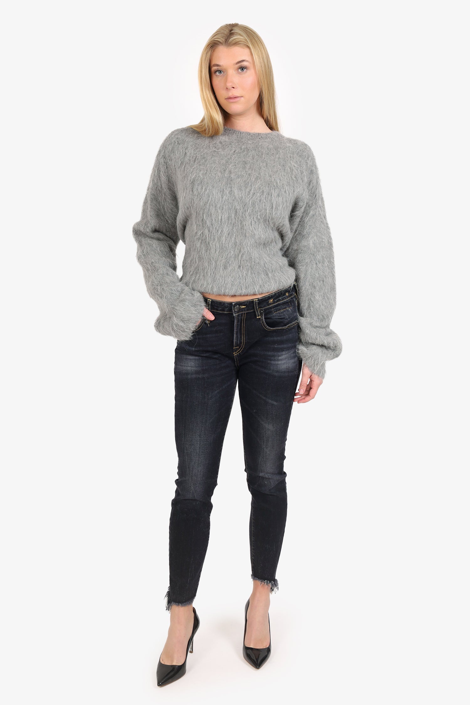 R13 Dark Denim Skinny Jeans Size 30