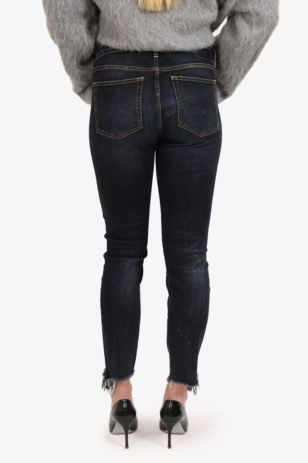 R13 Dark Denim Skinny Jeans Size 30