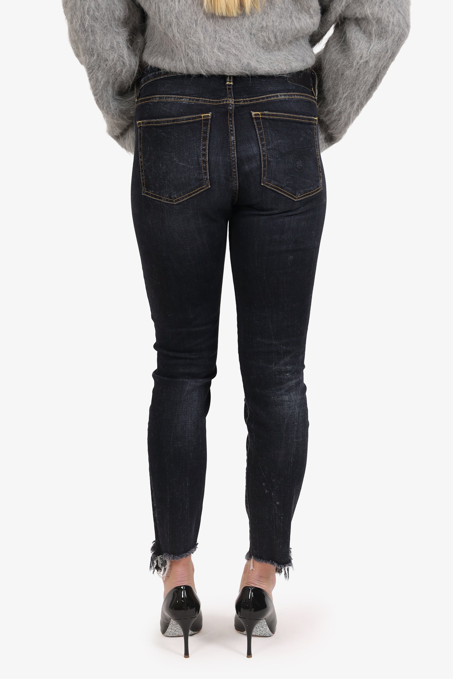 R13 Dark Denim Skinny Jeans Size 30