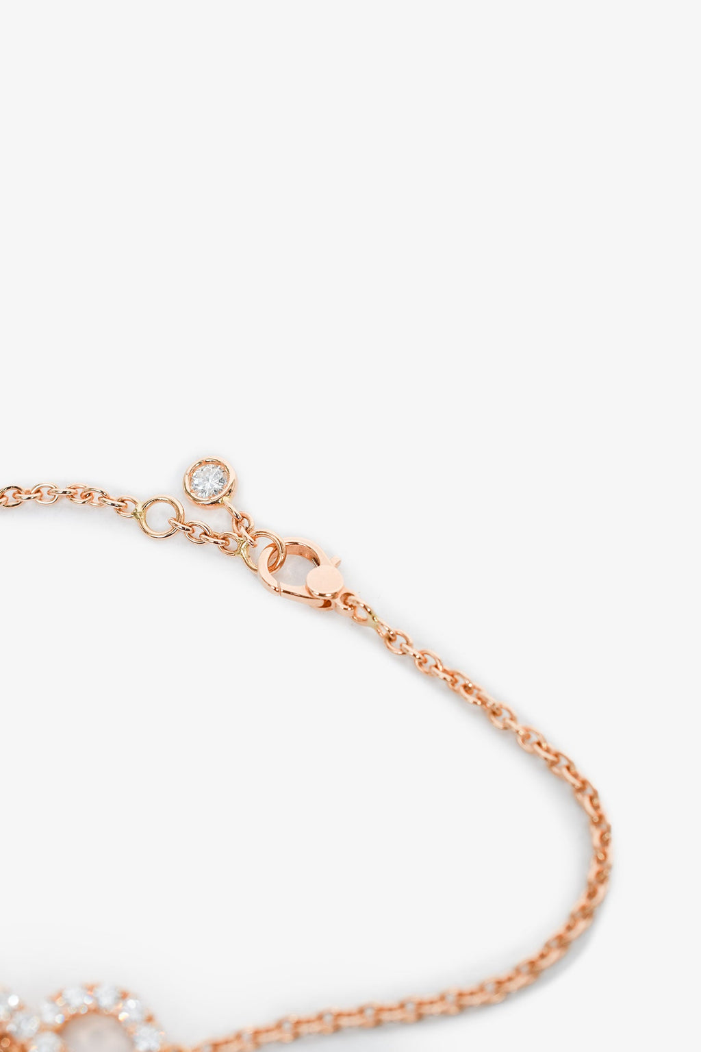 Hermès 18K Rose Gold Diamond Finesse Bracelet