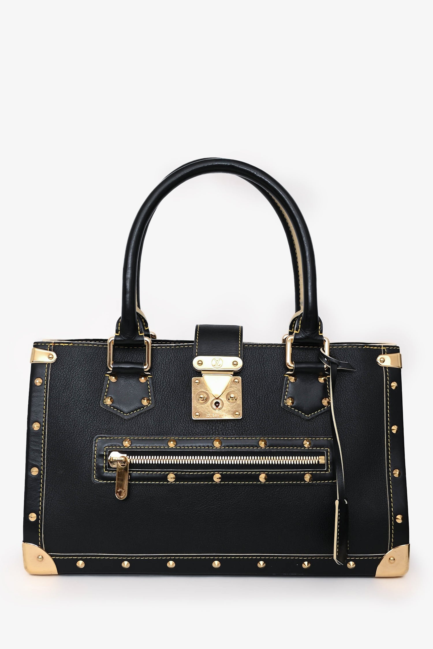 Louis Vuitton Black Suhali Leather Le Fabuleux Tote