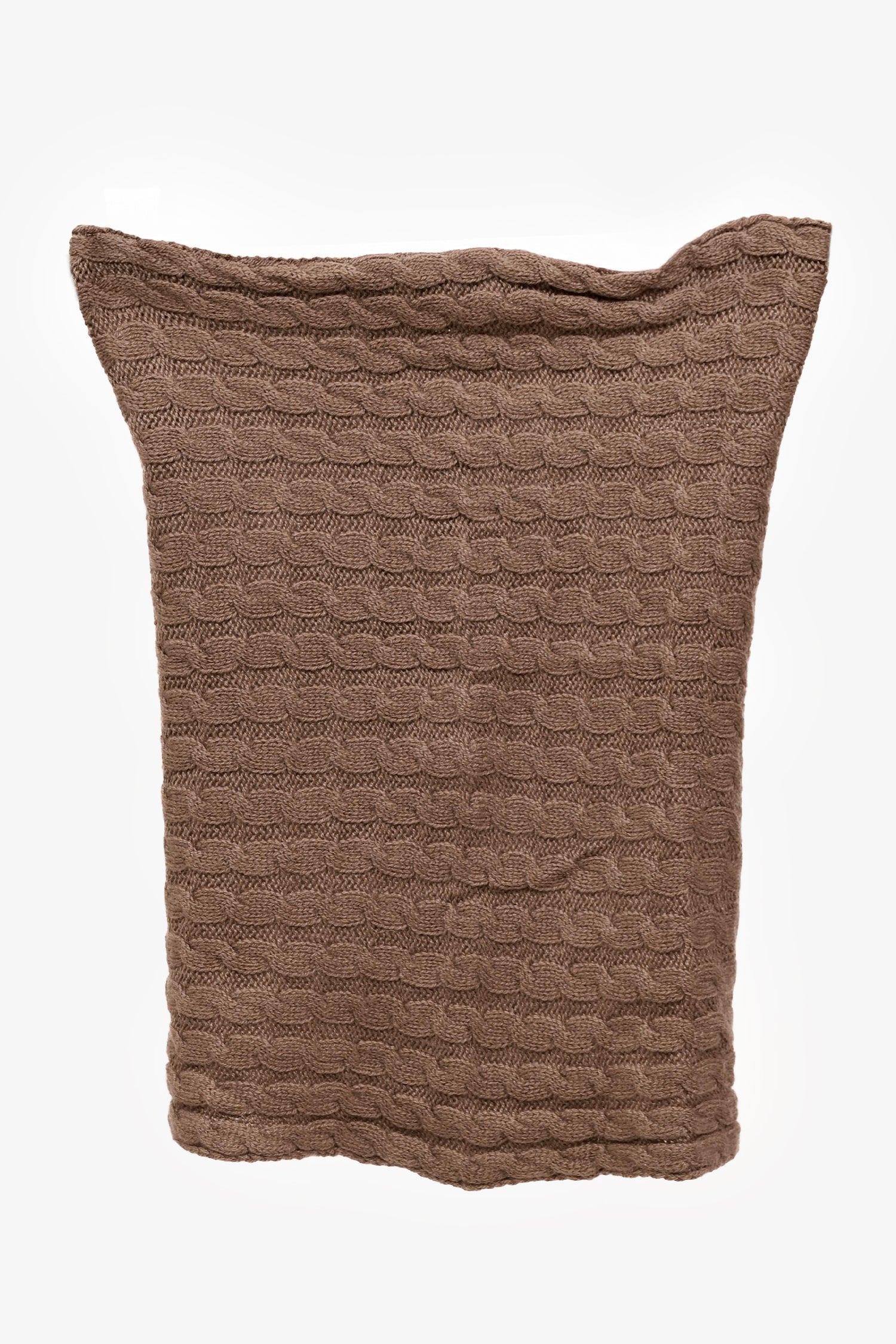 Loro Piana Brown Cashmere Infinity Scarf