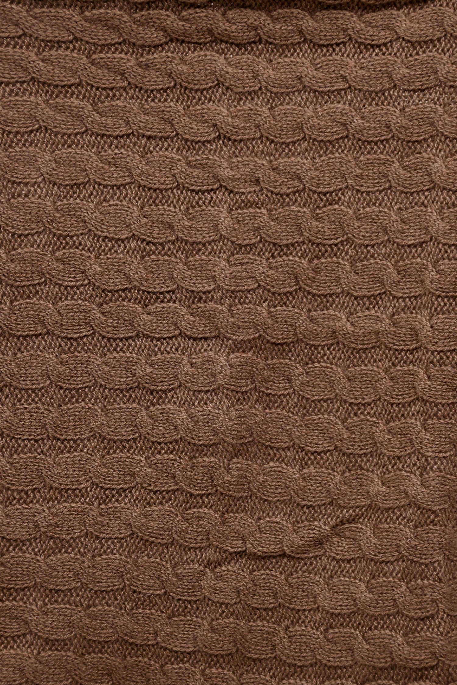 Loro Piana Brown Cashmere Infinity Scarf