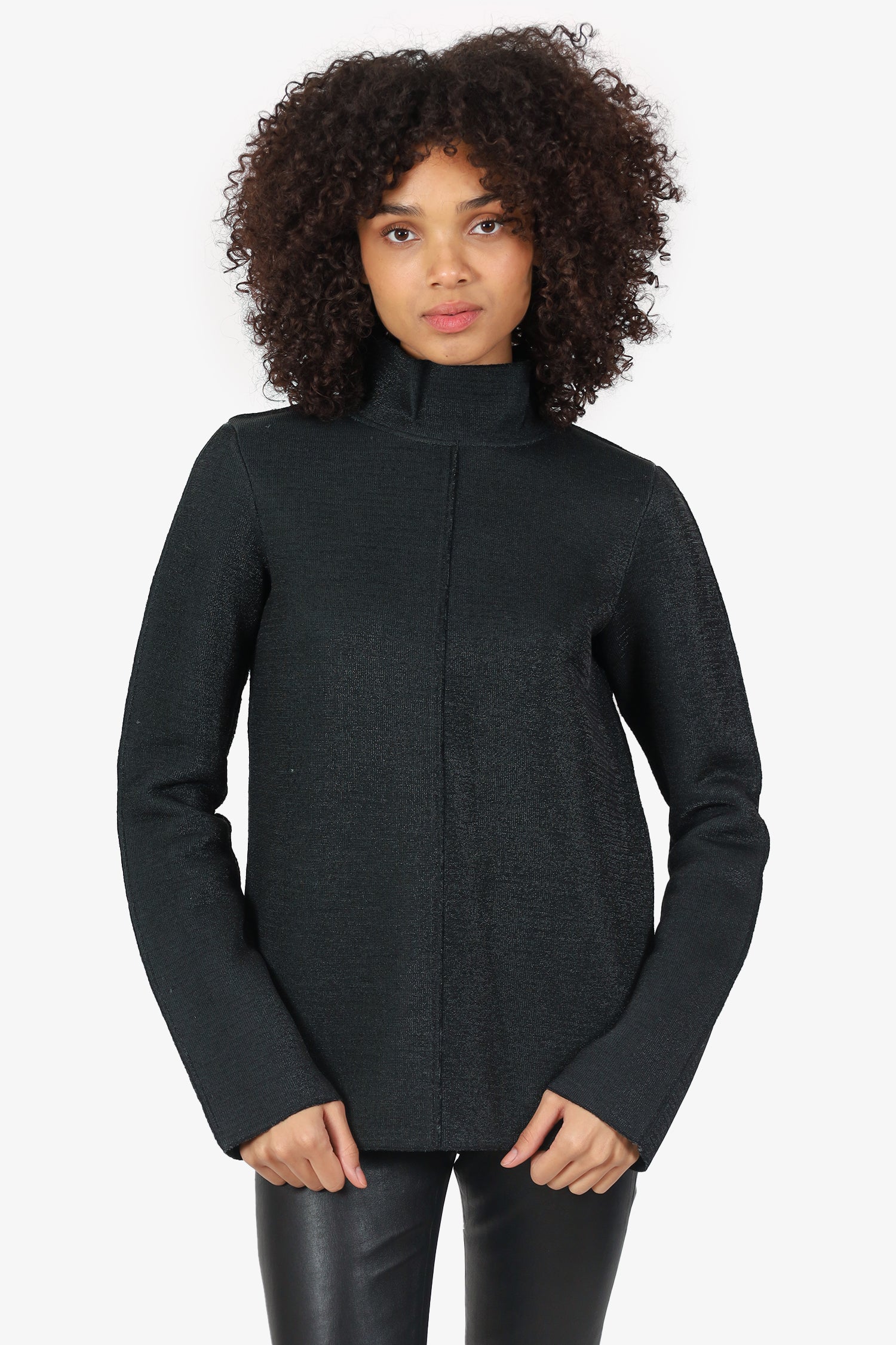 Golden Goose Black Glitter Turtle Neck Sweater Size M