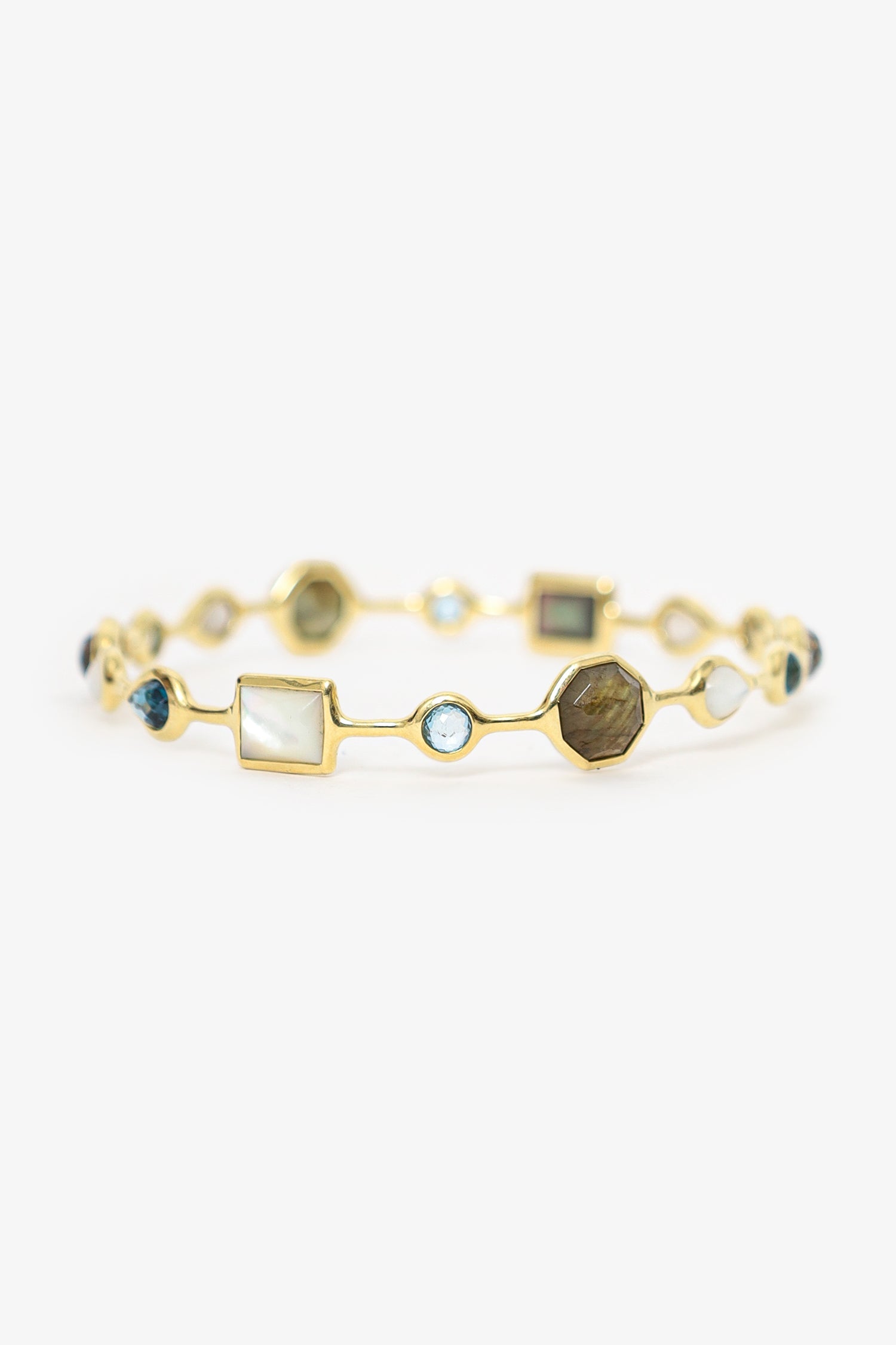 Ippolita 18K/Mixed Gemstone Bangle