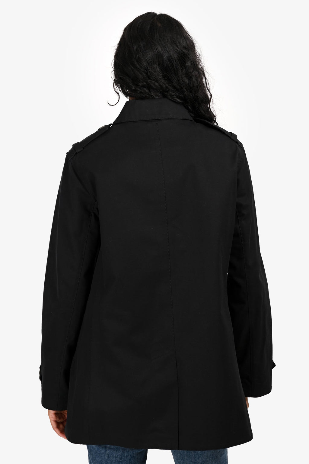 Louis Vuitton Black Short Trench Size 38