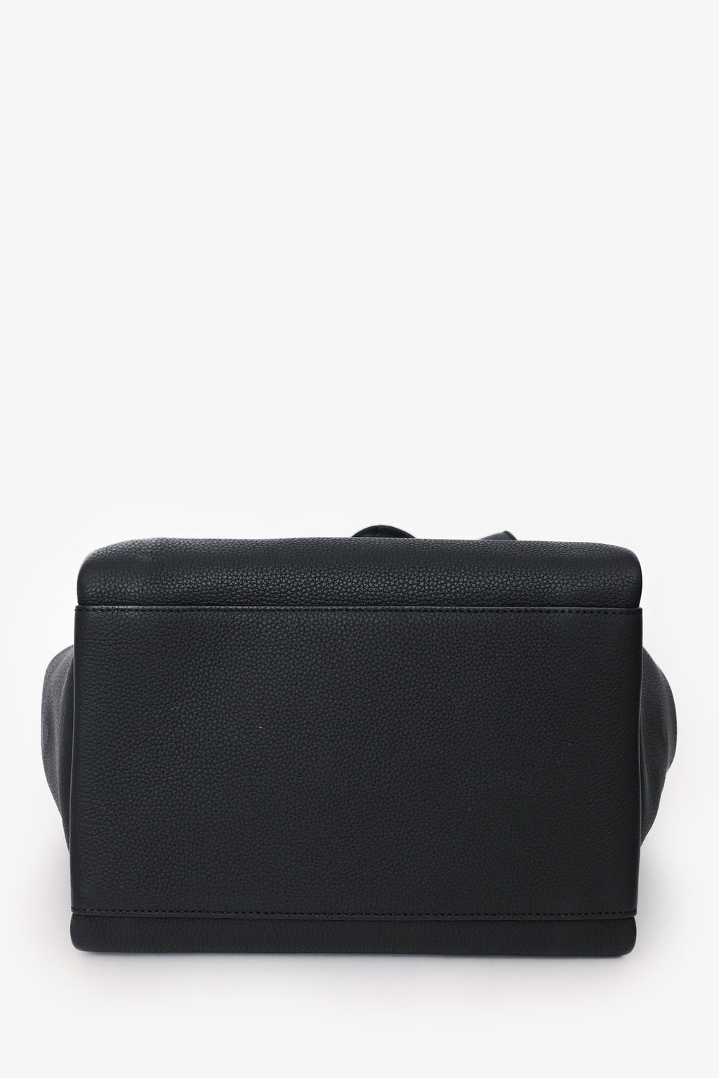 The Row Black Pebbled Calfskin TR1 Shoulder Bag