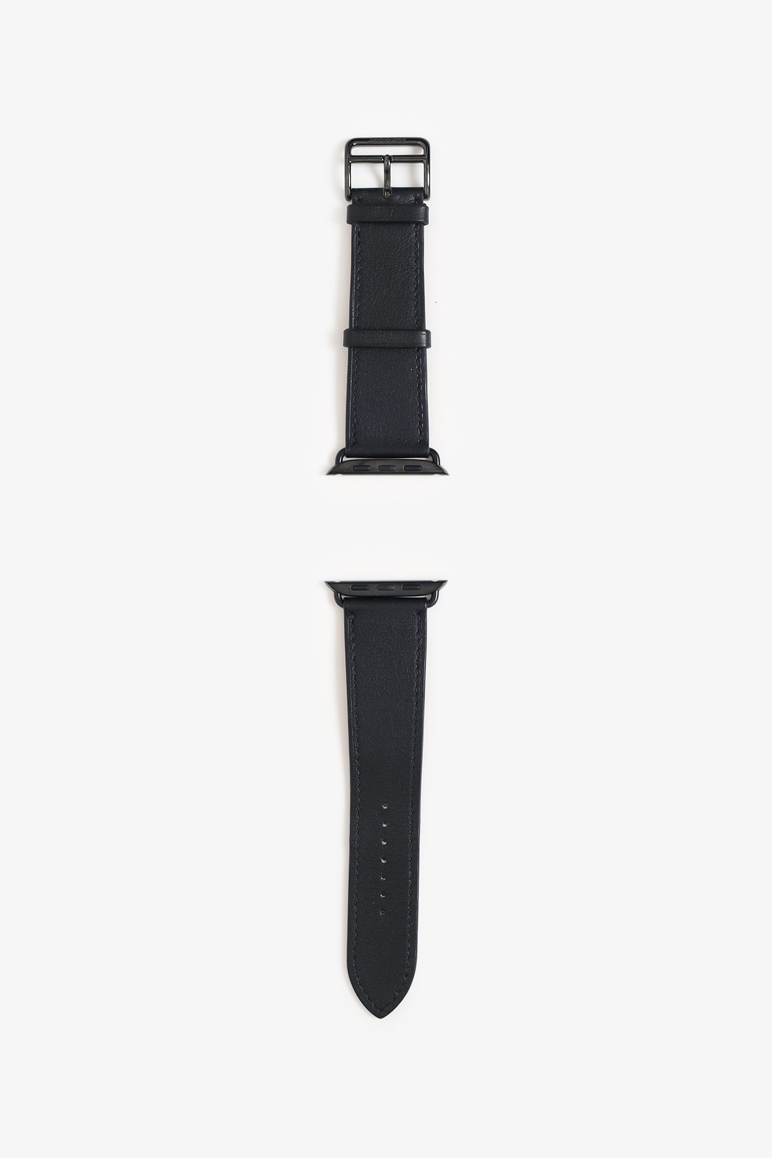 Hermès Black Swift Apple Watch Strap Size 44mm