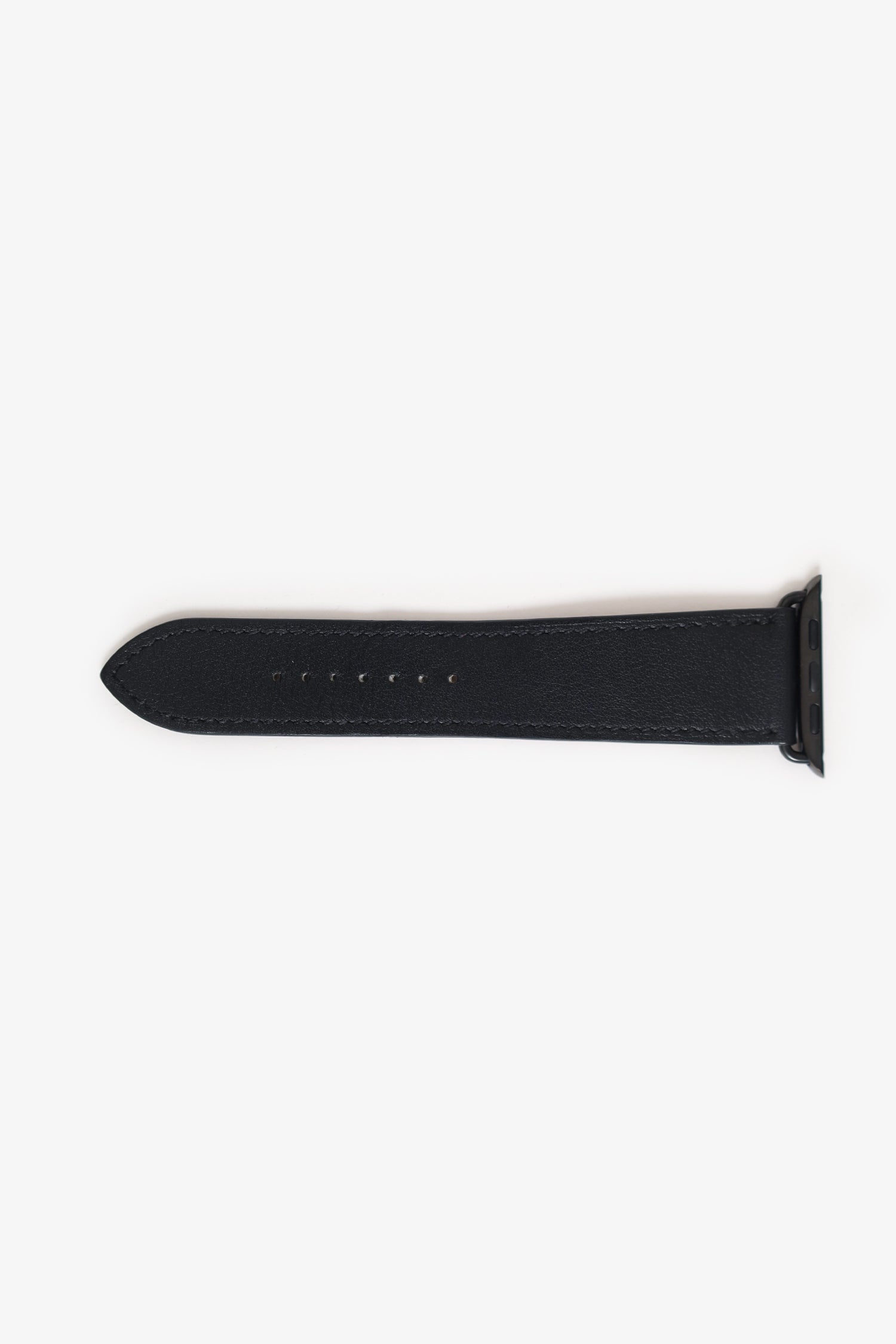 Hermès Black Swift Apple Watch Strap Size 44mm