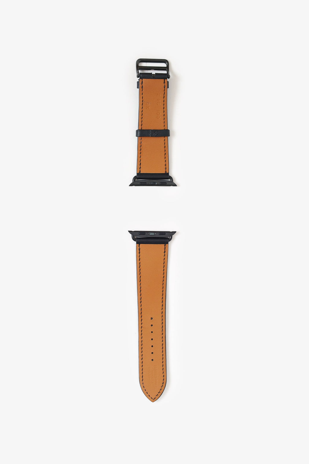 Hermès Black Swift Apple Watch Strap Size 44mm