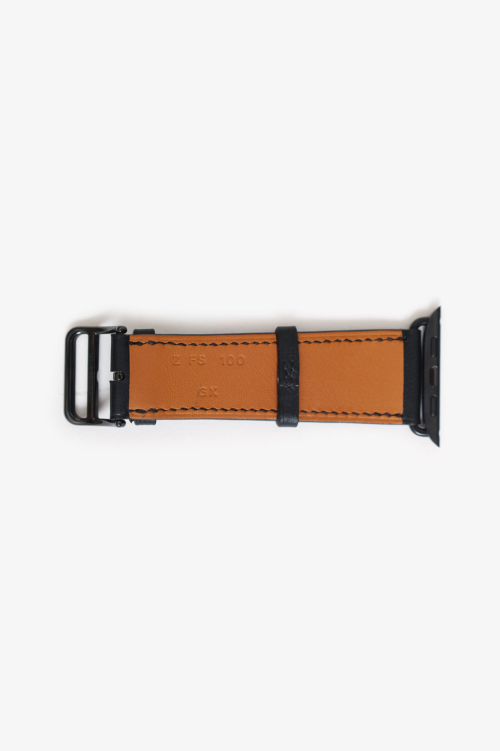 Hermès Black Swift Apple Watch Strap Size 44mm