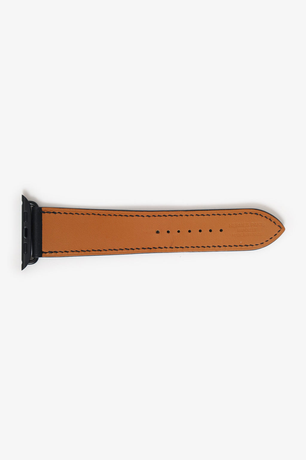 Hermès Black Swift Apple Watch Strap Size 44mm