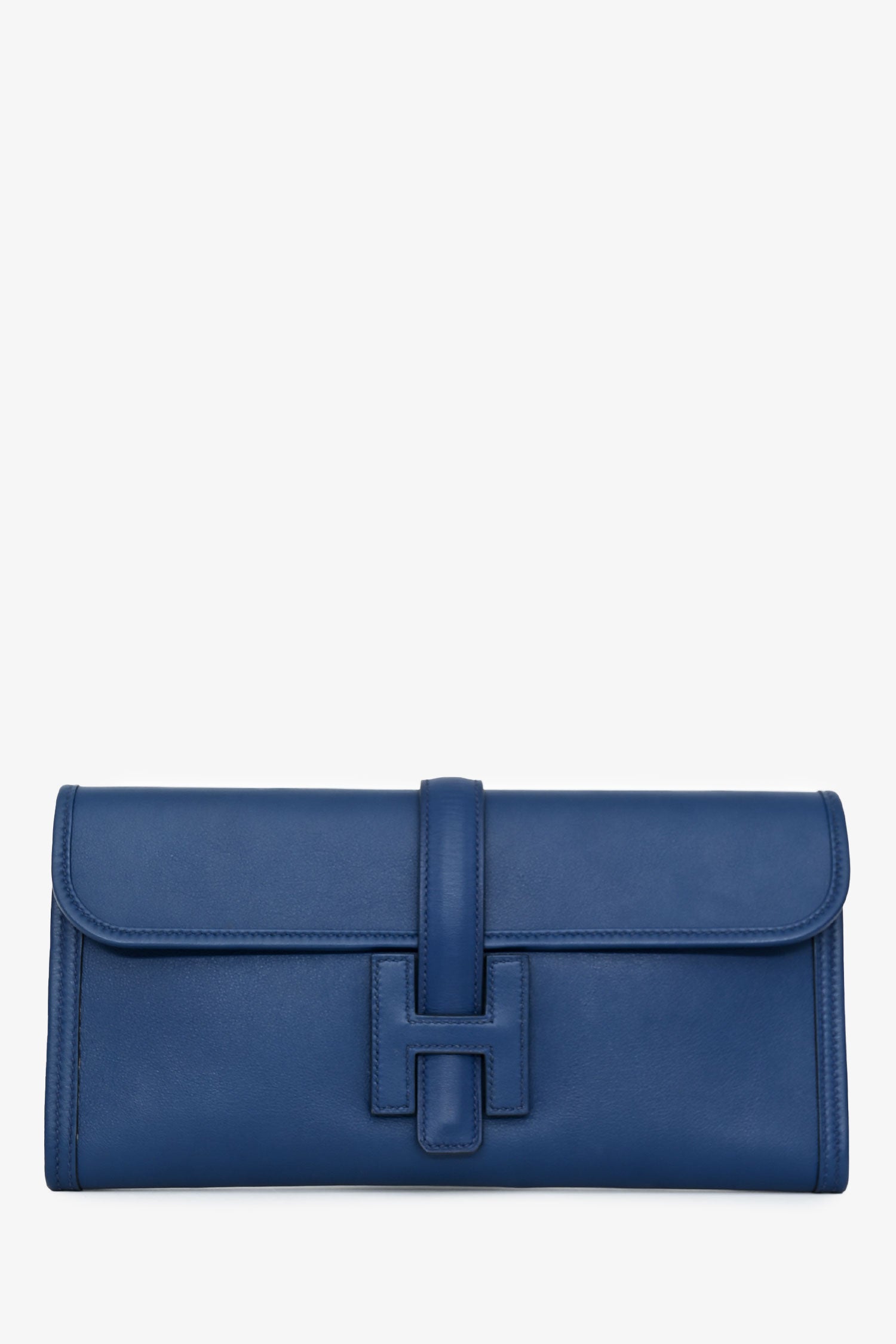 Hermès 2014 Blue Swift Jige Elan 29 Clutch