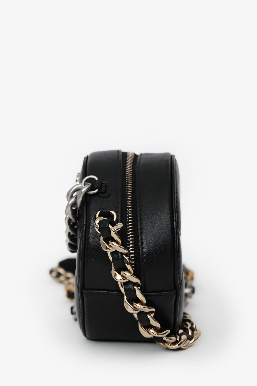 Pre-Loved Chanel™ Black Leather Quilted 19 Clutch Bag