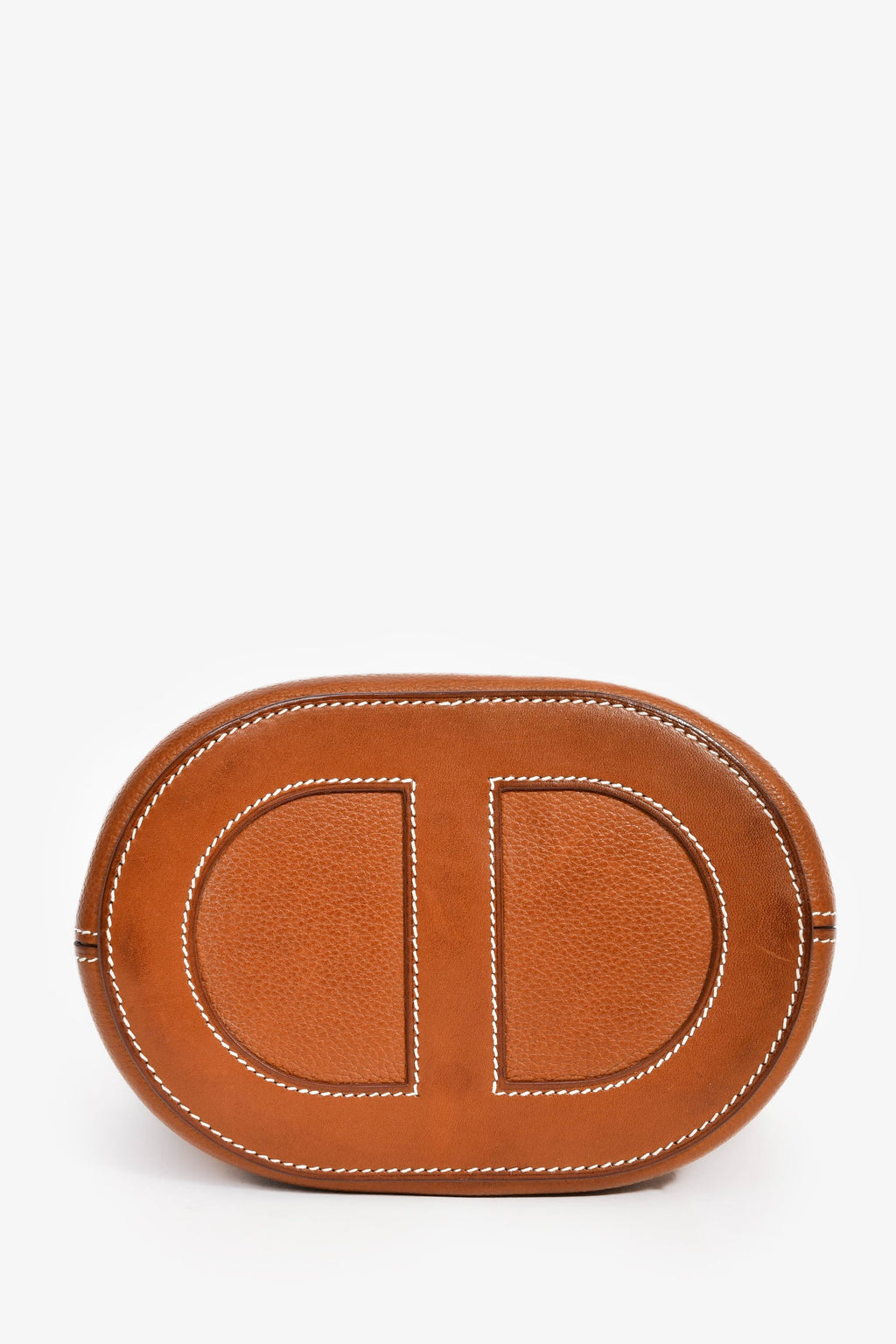 Hermès 2022 Gold Barenia Leather 'In-the-Loop' 18 Top Handle Bag