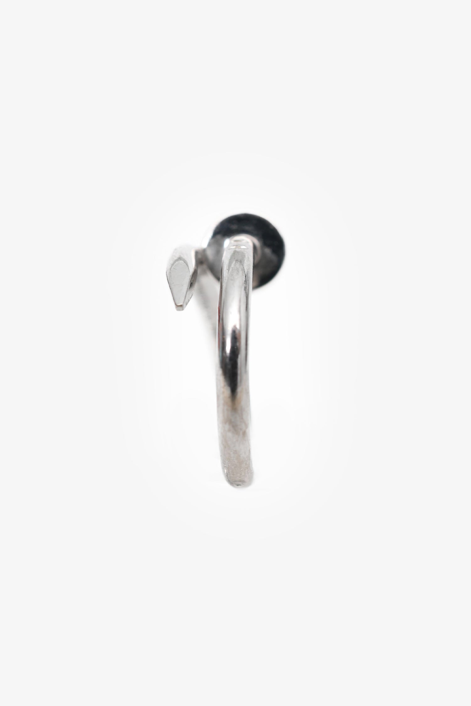 Cartier 18K White Gold Juste Un Clou Classic Model Ring Size 51