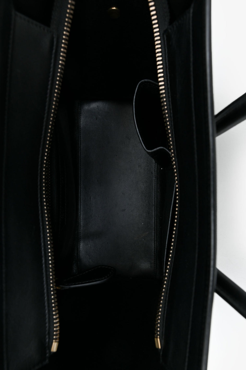 Celine Black/Blue/Taupe Leather Micro Luggage Bag