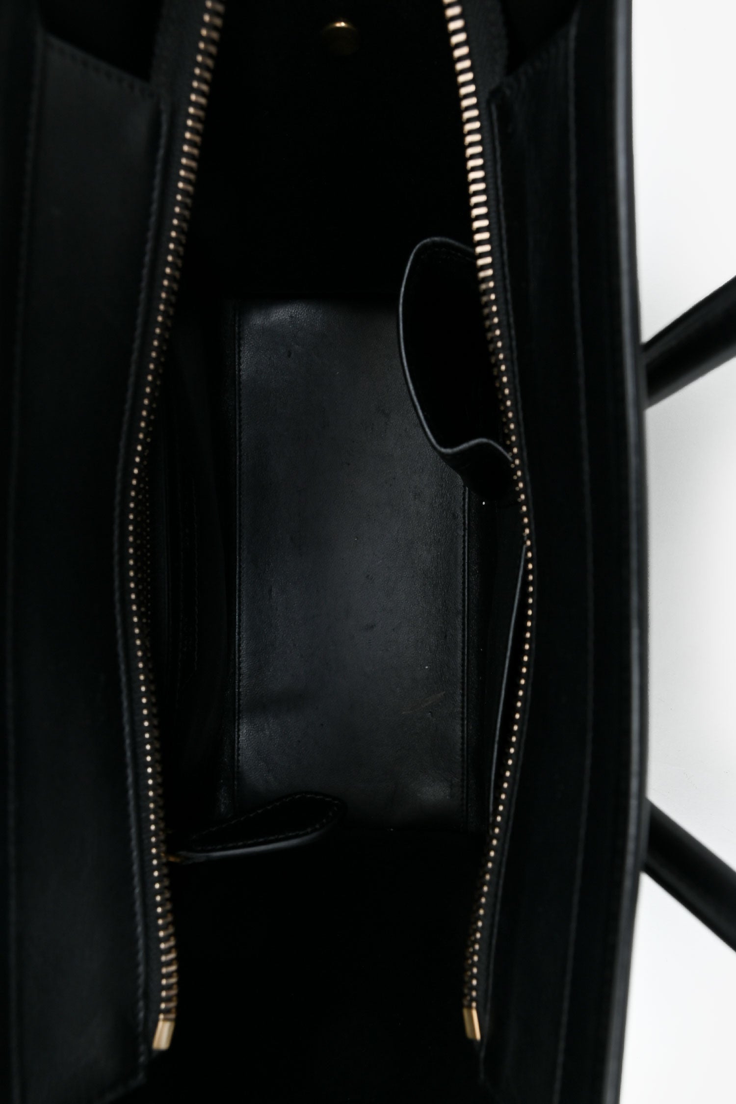 Celine Black/Blue/Taupe Leather Micro Luggage Bag