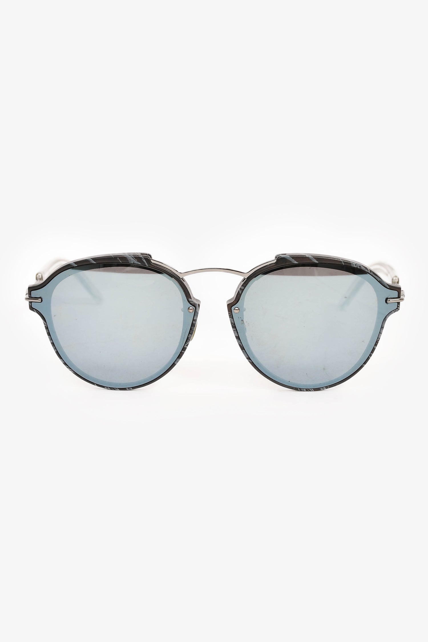 Christian Dior Black/Silver 'DiorEclat' Sunglasses