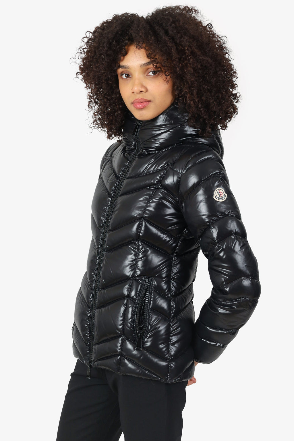 Moncler Black Fuligule Padded Jacket Down Size 1