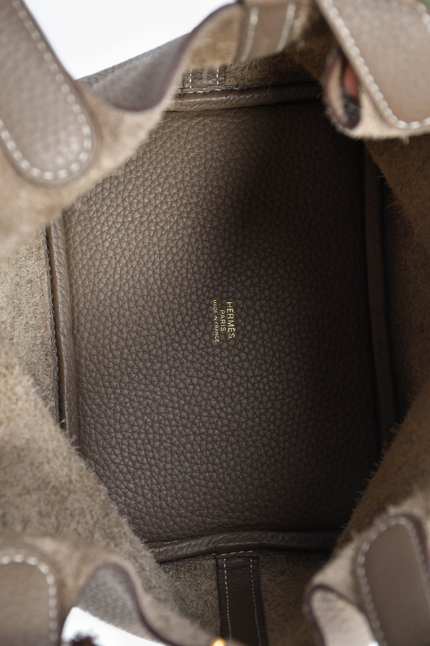 Hermès 2020 Etoupe Clemence Picotin 18
