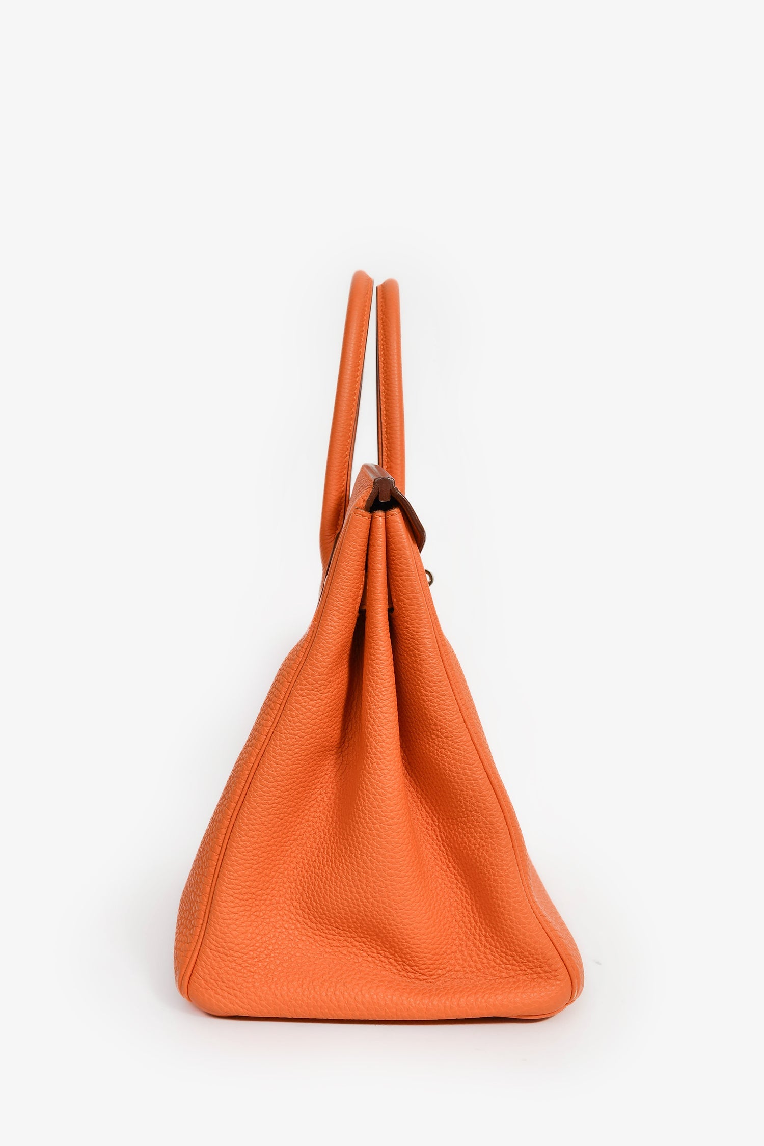 Hermès 2013 Orange Togo Leather Birkin 35