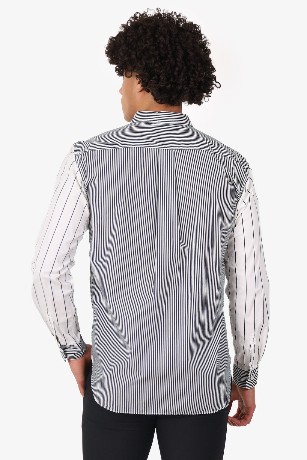 Comme Des Garcons Black/White Stripe Shirt Size L