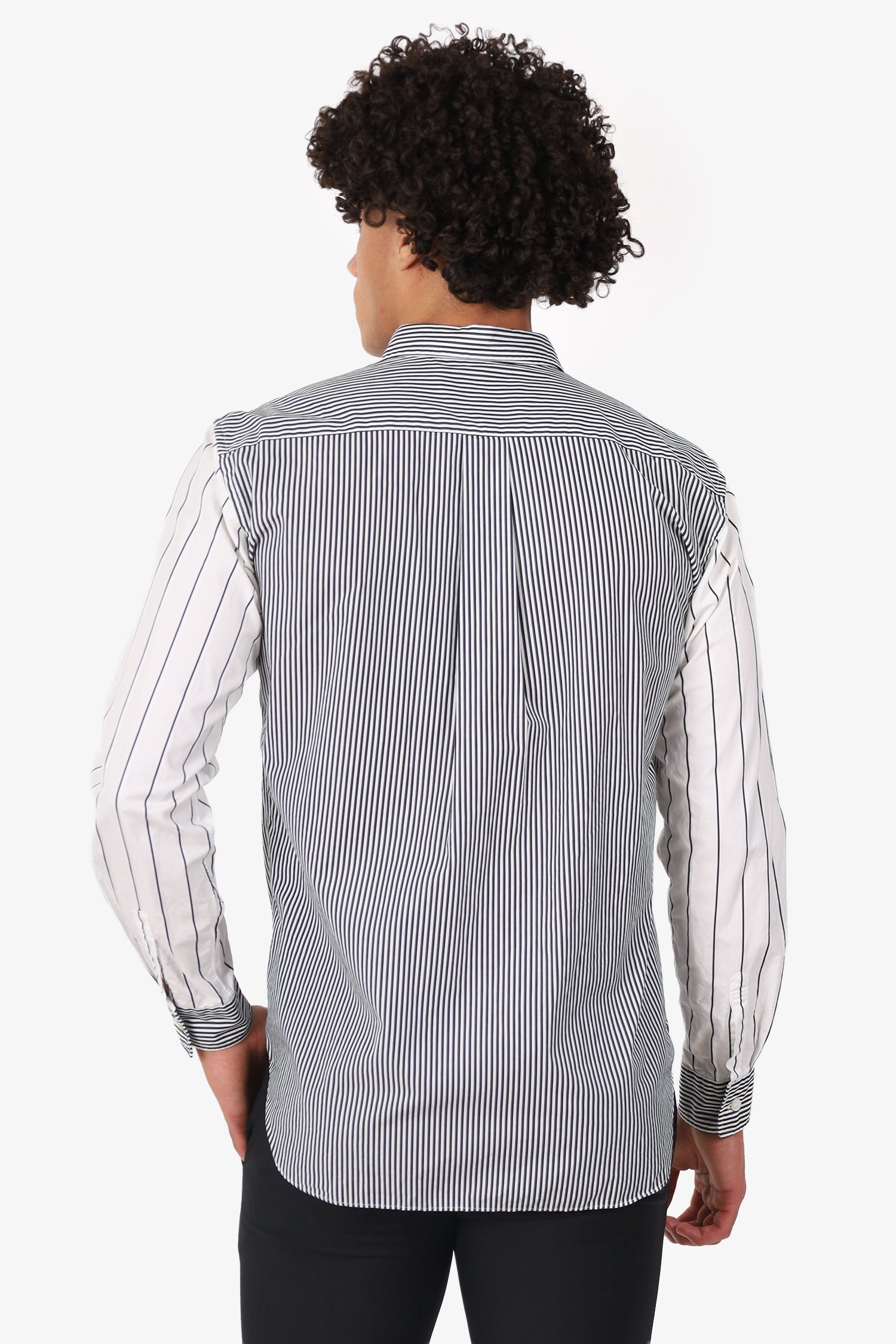 Comme Des Garcons Black/White Stripe Shirt Size L
