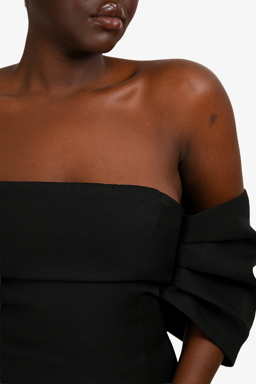 Elliat Black 'Calypso' Strapless Bow Mini Dress Size L