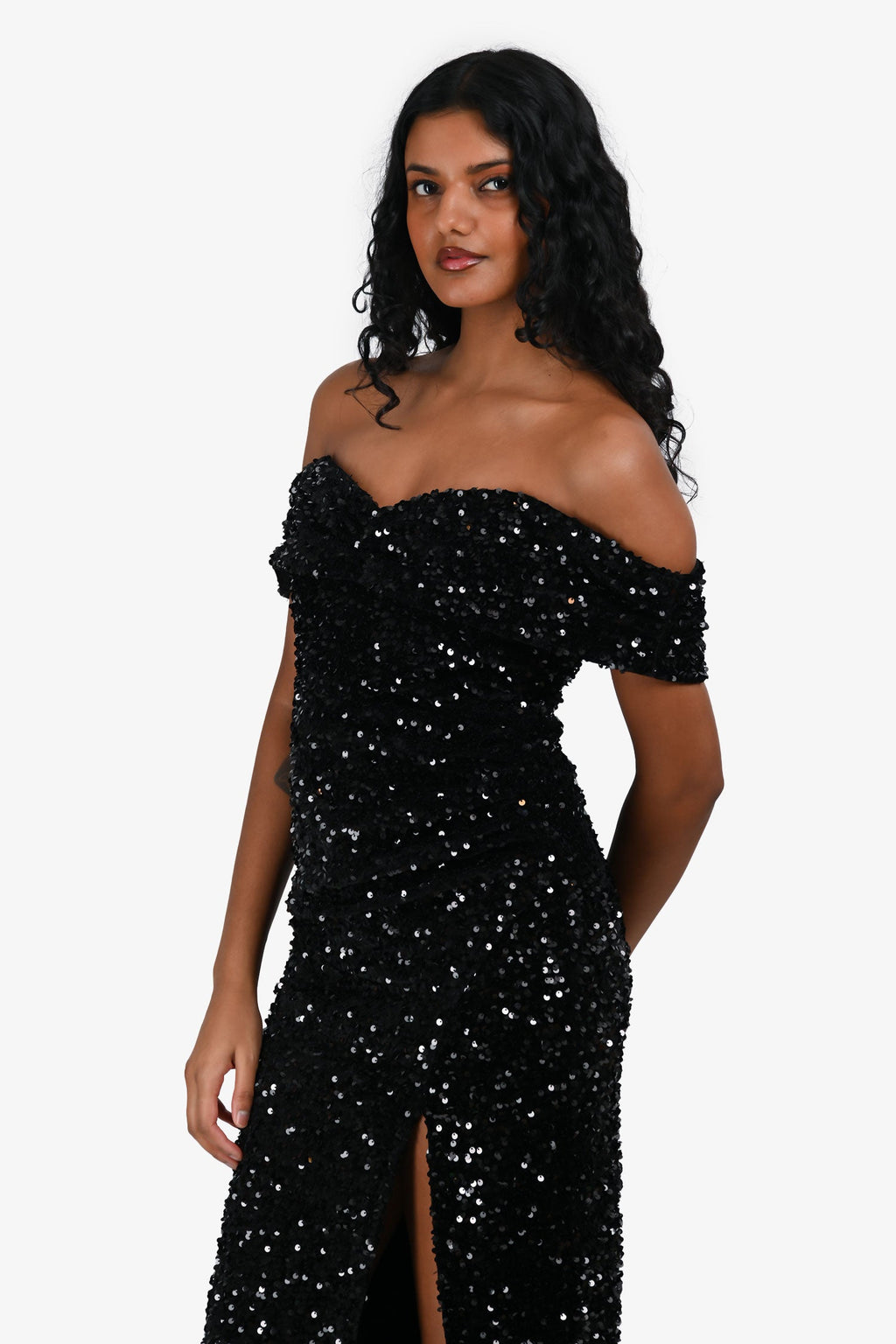 Likely Black 'Ronan' Sequin Midi Dress Size XS