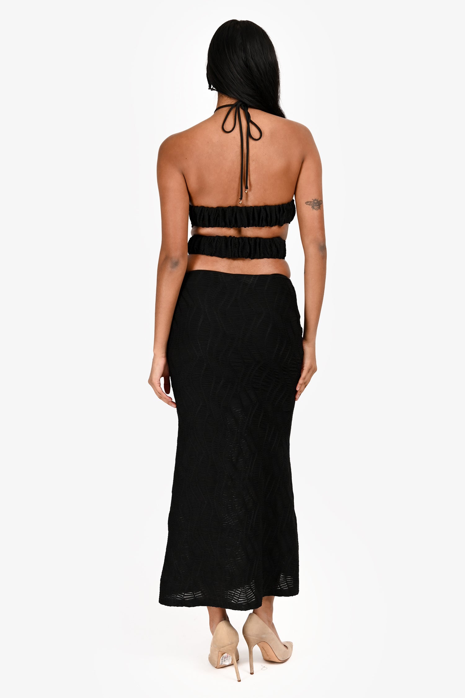 Elliatt Black 'Granada' Cut-Out Maxi Dress Size XS