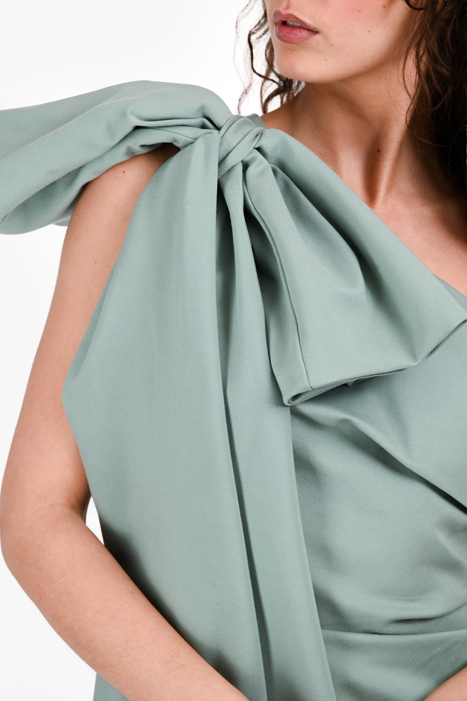 Elliat Green 'Ares' Off The Shoulder Mini Dress Size L w/ Tags