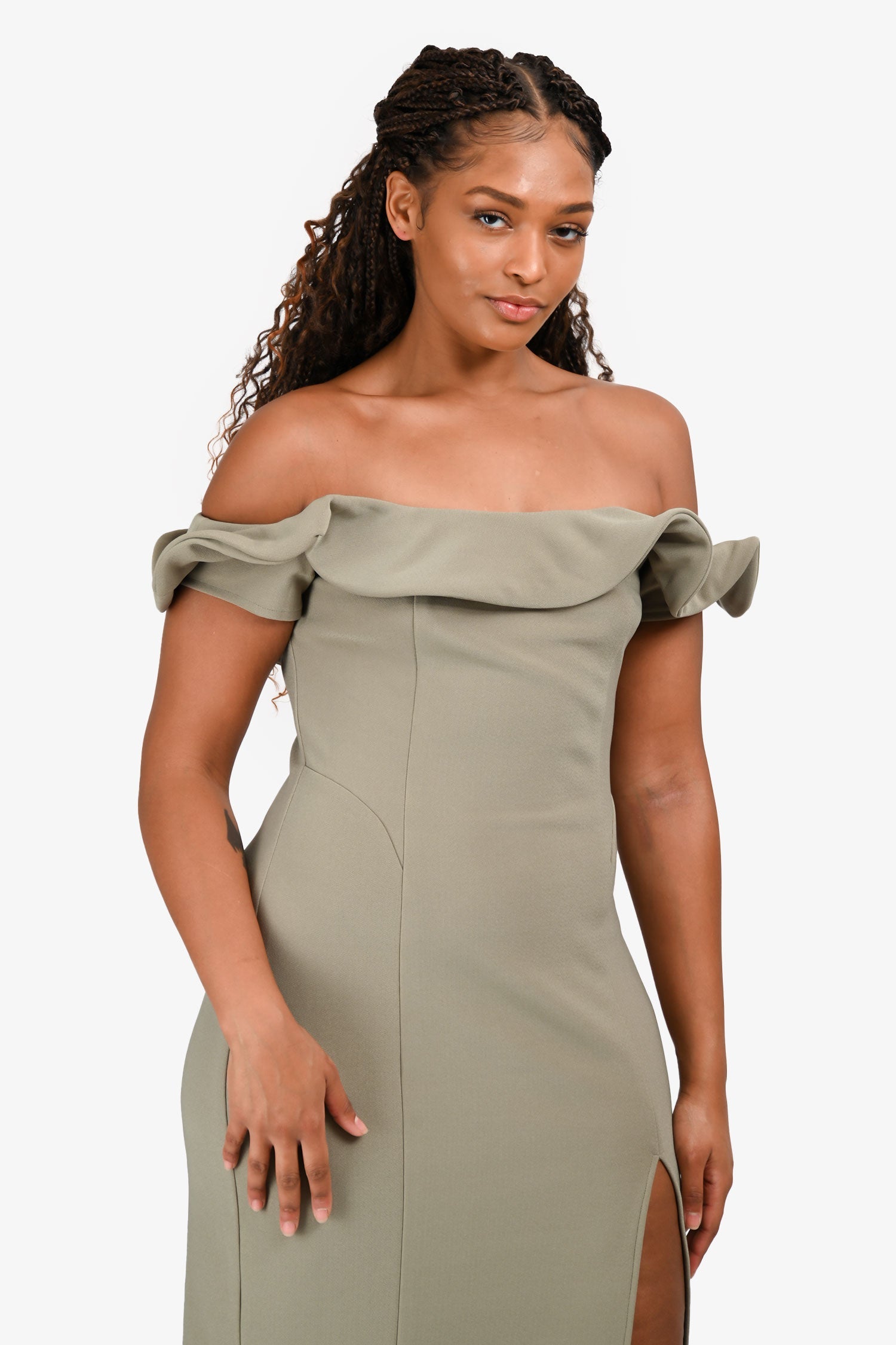 Elliatt Green 'Dancehall' Strapless Midi Dress Size L