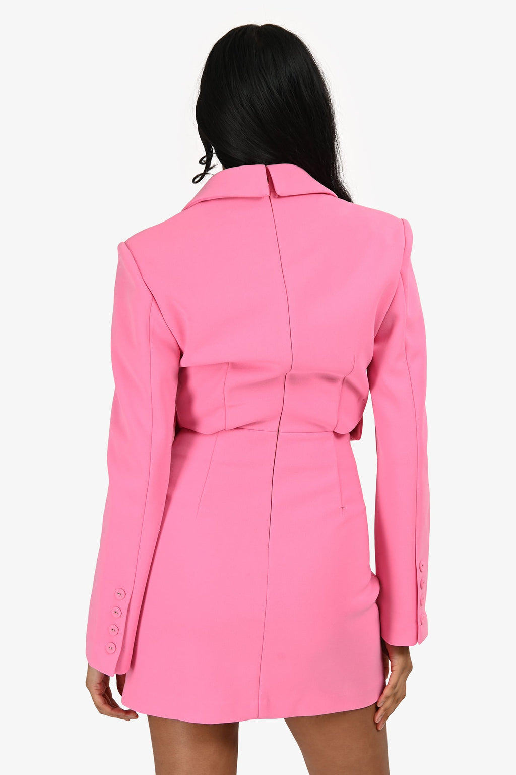 Misha Pink 'Luise' Cut Out Blazer Mini Dress Size XS
